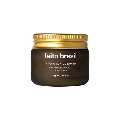Esfoliante Corporal Feito Brasil Alegria de Ver o Peso Massarica de Jambu